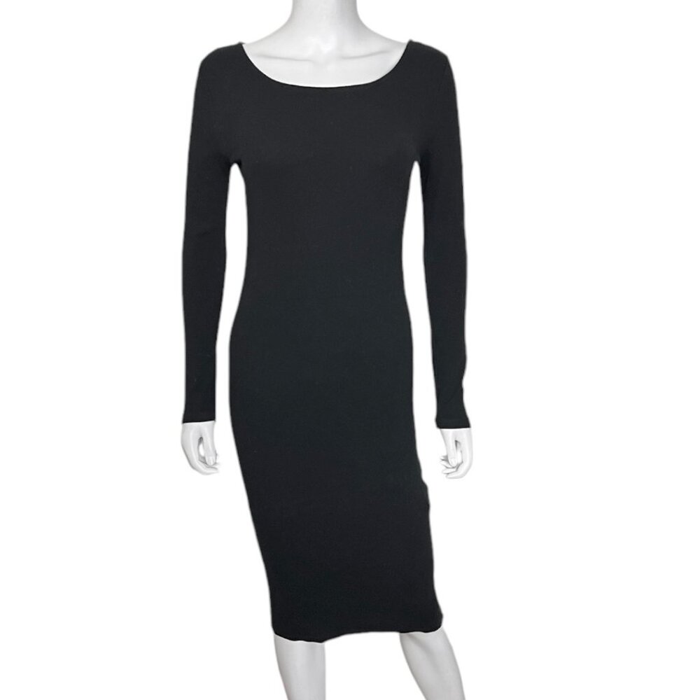 Forever 21 Scoop Neck Long Sleeve Midi Dress - sz Medium